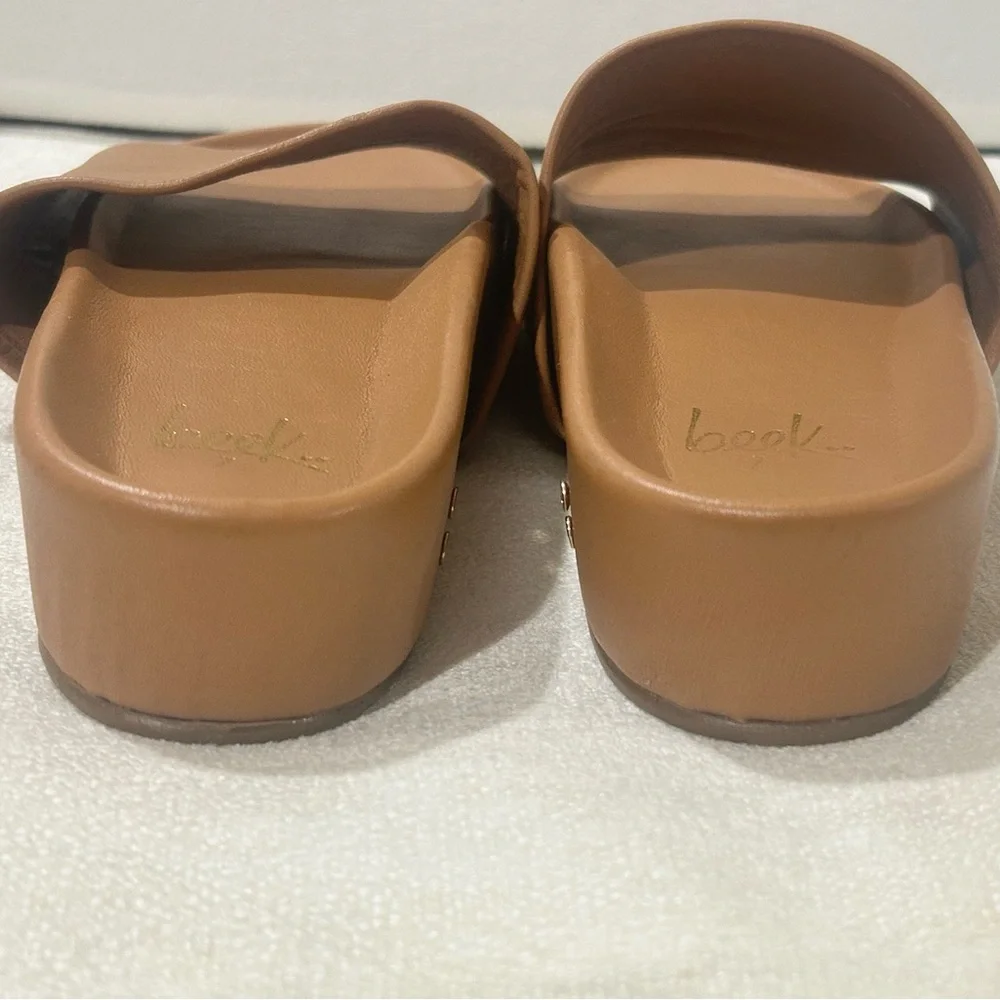 Beek Pelican Leather Platform Sandal SIZE:8